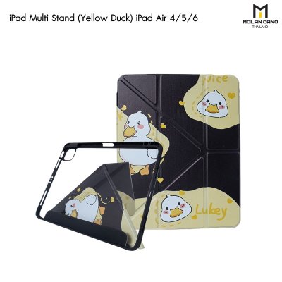 Molan Cano เคสไอแพด iPad Multi stand หลังใส ฝาพับ สกีนลาย มีช่องเก็บปากกา