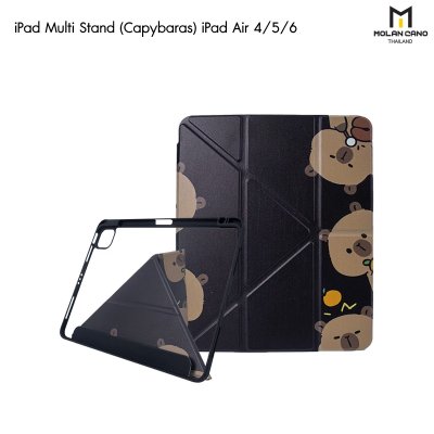 Molan Cano เคสไอแพด iPad Multi stand หลังใส ฝาพับ สกีนลาย มีช่องเก็บปากกา