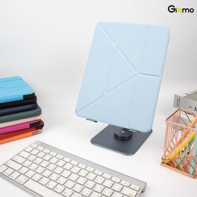 Gizmo case สำหรับไอแพด หน้าด้าน-หลังใส มีที่ใส่ปากกา รุ่น Multi stand รองรับ 10.2/10.5/10.9 (ทักบอกสี)