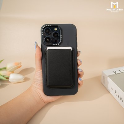 ที่ใส่บัตร Molan Hana MagSafe หนังพรีเมี่ยม บางเบา