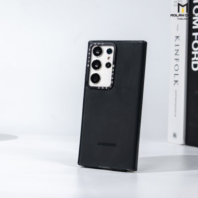 MOLAN CANO รุ่น S24 ,S24 plus ,S24 Ultra เคสชาร์จได้ เคสนิ่ม เนื้อใสเจลลี่ Jelly Mag สีใส-ชา สำหรับ Samsung