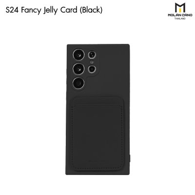 เคสใส่บัตร Molan S23/S24 Ultra ซิลิโคนนุ่ม บุผ้าใน