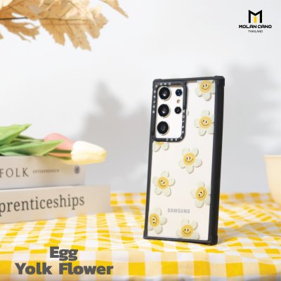 MOLAN CANO รุ่น S24 Ultra ,S23 Ultra collection jelly printing เคสสำหรับซัมซุง กันกระแทก-ขอบดำ