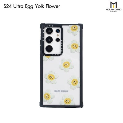 MOLAN CANO รุ่น S24 Ultra ,S23 Ultra collection jelly printing เคสสำหรับซัมซุง กันกระแทก-ขอบดำ