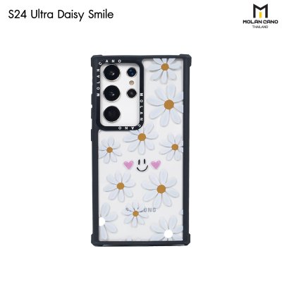 MOLAN CANO รุ่น S24 Ultra ,S23 Ultra collection jelly printing เคสสำหรับซัมซุง กันกระแทก-ขอบดำ