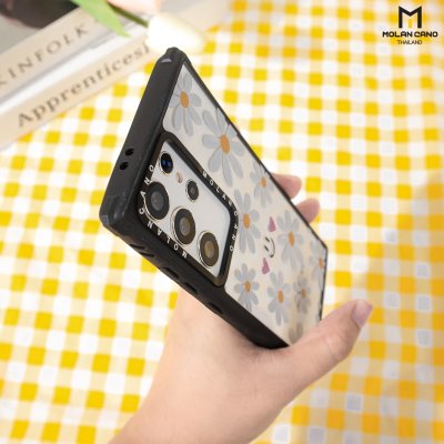 MOLAN CANO รุ่น S24 Ultra ,S23 Ultra collection jelly printing เคสสำหรับซัมซุง กันกระแทก-ขอบดำ