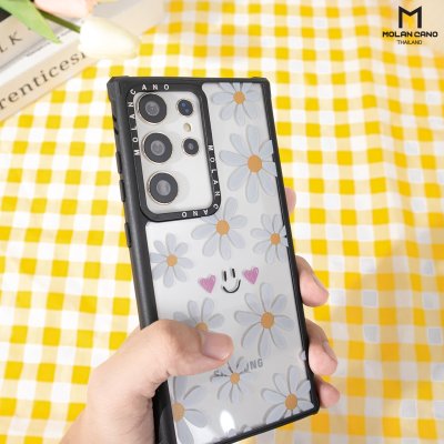 MOLAN CANO รุ่น S24 Ultra ,S23 Ultra collection jelly printing เคสสำหรับซัมซุง กันกระแทก-ขอบดำ