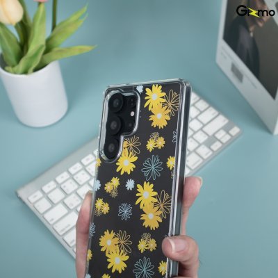 เคส Gizmo S25 Sweet Whispers ใสลายคิ้วท์ กันกระแทก