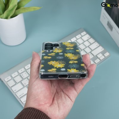 เคส Gizmo S25 Sweet Whispers ใสลายคิ้วท์ กันกระแทก