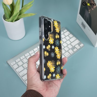 เคส Gizmo S25 Sweet Whispers ใสลายคิ้วท์ กันกระแทก