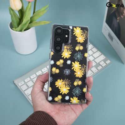 เคส Gizmo S25 Sweet Whispers ใสลายคิ้วท์ กันกระแทก