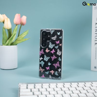 เคส Gizmo S25 Sweet Whispers ใสลายคิ้วท์ กันกระแทก