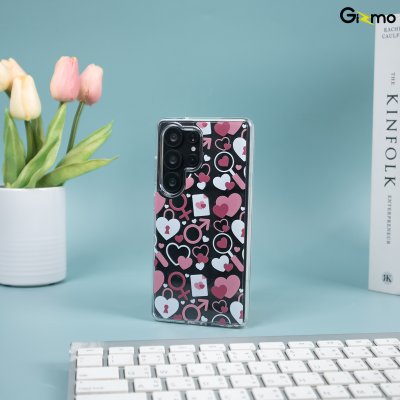 เคส Gizmo S25 Sweet Whispers ใสลายคิ้วท์ กันกระแทก