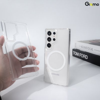Gizmo Fusion Strong-X magsafe เคสซัมซุง เคสรองรับ MagSafe เคสใส กันกระแทก กันเลนส์กล้อง S24 Ultra