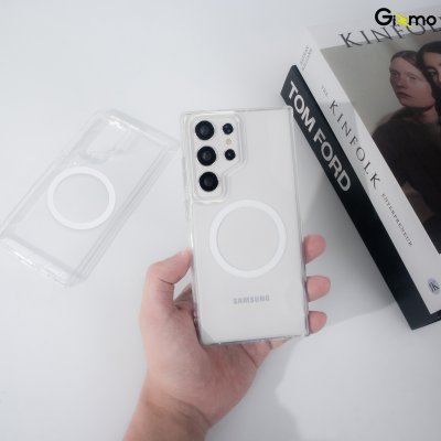Gizmo Fusion Strong-X magsafe เคสซัมซุง เคสรองรับ MagSafe เคสใส กันกระแทก กันเลนส์กล้อง S24 Ultra