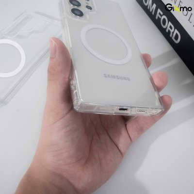 Gizmo Fusion Strong-X magsafe เคสซัมซุง เคสรองรับ MagSafe เคสใส กันกระแทก กันเลนส์กล้อง S24 Ultra