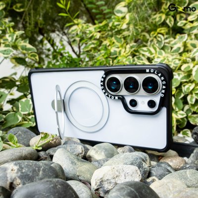 Molan Cano Metal Black Stand with Magsafe S26 Series เคสขาตั้งโลหะพับเก็บได้