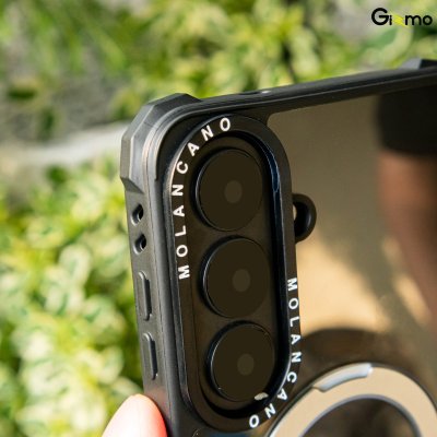 Molan Cano Metal Black Stand with Magsafe S26 Series เคสขาตั้งโลหะพับเก็บได้