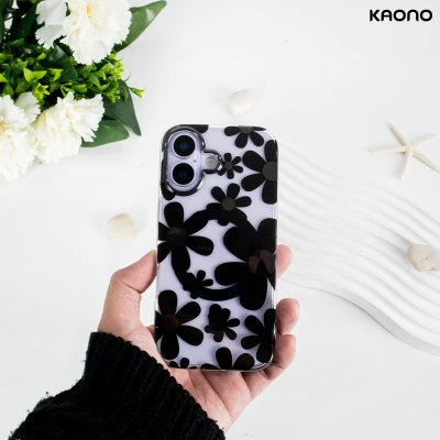 KAONO เคสใสลายดอกไม้ Magnetic Flower Series B Big Flower iPhone 17