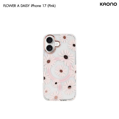 KAONO เคสใสลายดอกไม้ Magnetic Flower Series A Daisy iPhone 17