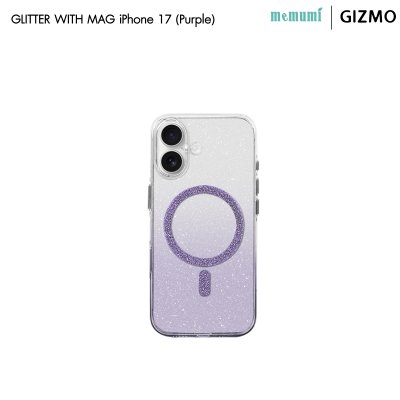 เคสใส Memumi Glitter with Magsafe iPhone 17