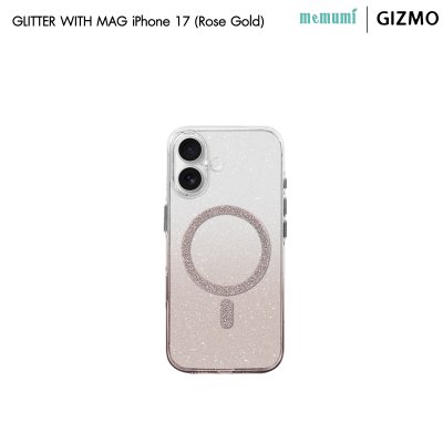 เคสใส Memumi Glitter with Magsafe iPhone 17