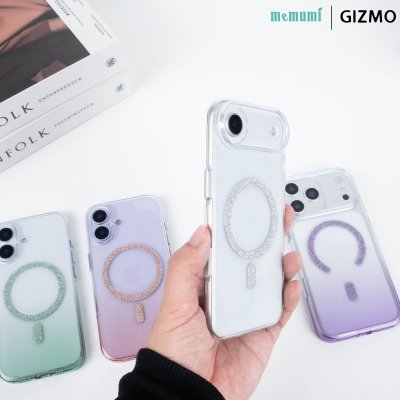 เคสใส Memumi Glitter with Magsafe iPhone 17