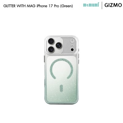 เคสใส Memumi Glitter with Magsafe iPhone 17