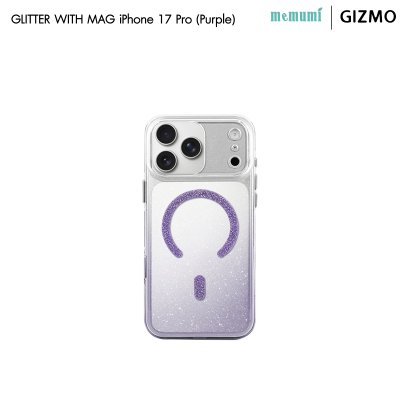 เคสใส Memumi Glitter with Magsafe iPhone 17