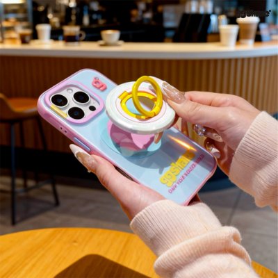 GGSHARE Tri-Fold Magnetic Stand ขาตั้งสมาร์ทโฟนแม่เหล็ก MagSafe หมุนพับได้ 3 ท่อน