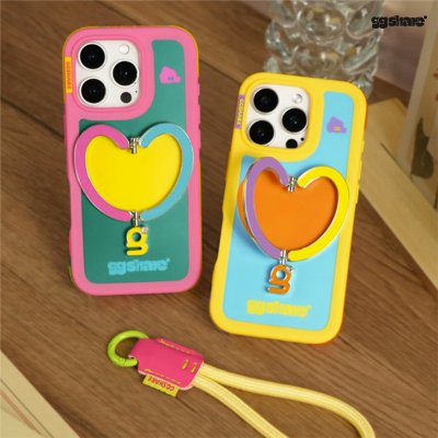 GGSHARE Heartbeat Stand Case เคสไอโฟนพร้อมขาตั้งรูปหัวใจ for iPhone 17 Series