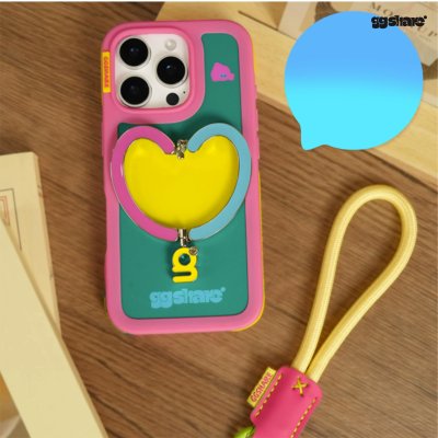 GGSHARE Heartbeat Stand Case เคสไอโฟนพร้อมขาตั้งรูปหัวใจ for iPhone 17 Series