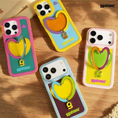 GGSHARE Heartbeat Stand Case เคสไอโฟนพร้อมขาตั้งรูปหัวใจ for iPhone 17 Series