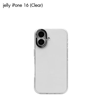 MOLAN CANO Jelly รุ่น iPhone 16/16 Plus/16pro/16promax เคสนิ่ม เนื้อใสเจลลี่ สำหรับไอโฟน กันรอยขีดข่วน