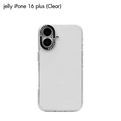 MOLAN CANO Jelly รุ่น iPhone 16/16 Plus/16pro/16promax เคสนิ่ม เนื้อใสเจลลี่ สำหรับไอโฟน กันรอยขีดข่วน