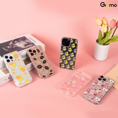Gizmo เคสไอโฟน16 Sweet Whispers เคสใส กันรอยขีดข่วน กันกระแทก รุ่น Defense Protect สกรีนลาย