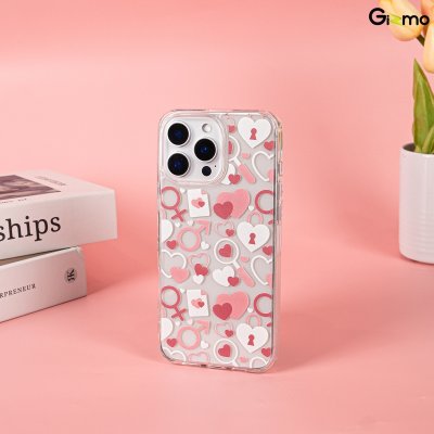 Gizmo เคสไอโฟน16 Sweet Whispers เคสใส กันรอยขีดข่วน กันกระแทก รุ่น Defense Protect สกรีนลาย