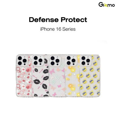Gizmo เคสไอโฟน16 Sweet Whispers เคสใส กันรอยขีดข่วน กันกระแทก รุ่น Defense Protect สกรีนลาย