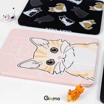 Gizmo เคสไอแพด ipad air4 air5 แบบฝาพับด้วยแม่เหล็ก หลังใส มีช่องเก็บปากกา ลายสวย หลากสี