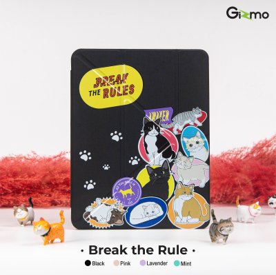 Gizmo เคสไอแพด ipad air4 air5 แบบฝาพับด้วยแม่เหล็ก หลังใส มีช่องเก็บปากกา ลายสวย หลากสี