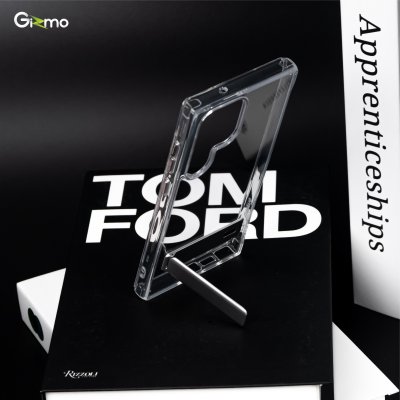 Gizmo เคสซัมซุง S23 Ultra เคสใสกันกระแทก มีขาตั้งในตัว รุ่น Defense standy