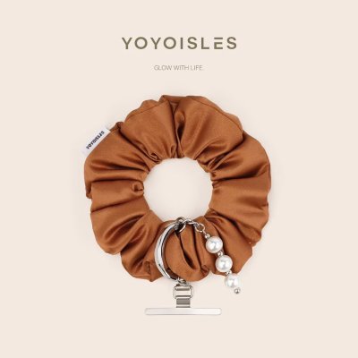 YOYOISLES Cloud Series Wrist Strap สายคล้องข้อมือโทรศัพท์ ผ้าซาตินสไตล์โดนัทมัดผมสุดหรู