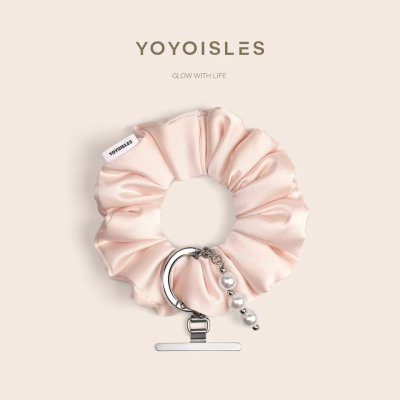 YOYOISLES Cloud Series Wrist Strap สายคล้องข้อมือโทรศัพท์ ผ้าซาตินสไตล์โดนัทมัดผมสุดหรู