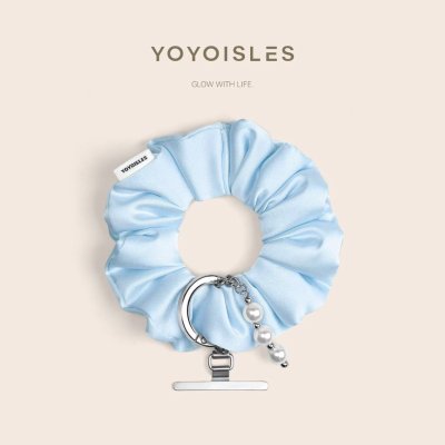 YOYOISLES Cloud Series Wrist Strap สายคล้องข้อมือโทรศัพท์ ผ้าซาตินสไตล์โดนัทมัดผมสุดหรู