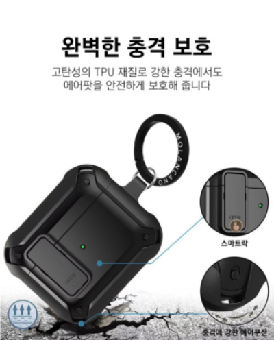 case molan cano  เคส Airpod วัสดุเป็น pc และซิริโคนเคส lock down case