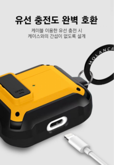 case molan cano  เคส Airpod วัสดุเป็น pc และซิริโคนเคส lock down case