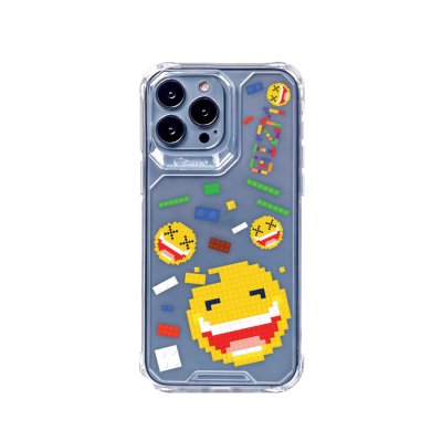 Gizmo เคสไอโฟน13 ซีรีย์ ไอโฟน14 ซีรีย์ เคสใส ยกขอบกันกระแทก รุ่น Strong-X สกรีนลายสตรีท