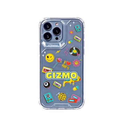 Gizmo เคสไอโฟน13 ซีรีย์ ไอโฟน14 ซีรีย์ เคสใส ยกขอบกันกระแทก รุ่น Strong-X สกรีนลายสตรีท