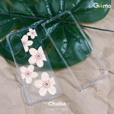 Gizmo เคสสกรีนลาย samsung Galaxy Z Fold4 เคสใสกันกระแทก เคสซัมซุง ยกขอบกันกระแทก เคสFold4 รุ่น Fusion