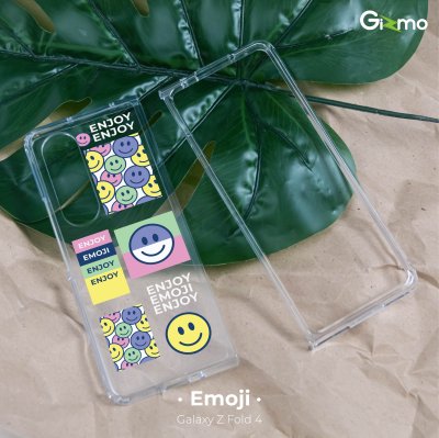 Gizmo เคสสกรีนลาย samsung Galaxy Z Fold4 เคสใสกันกระแทก เคสซัมซุง ยกขอบกันกระแทก เคสFold4 รุ่น Fusion